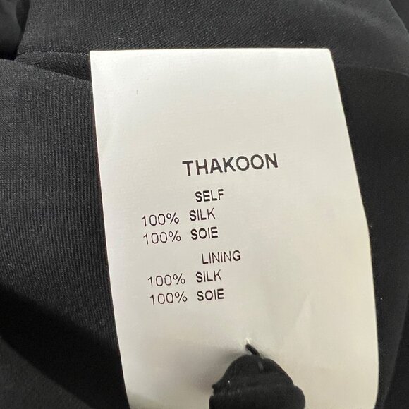 Thakoon Addition Womens Cosmic Open Back Dress Black Multi Silk Geometric size 4 - Picture 14 of 16